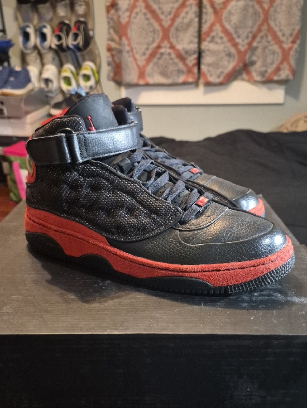 Air Jordan 13 Retro Fusion  (AJF 13) Rare "Bred" (2009) Mens 10.5 EUC W/Hangtag - Picture 3 of 12